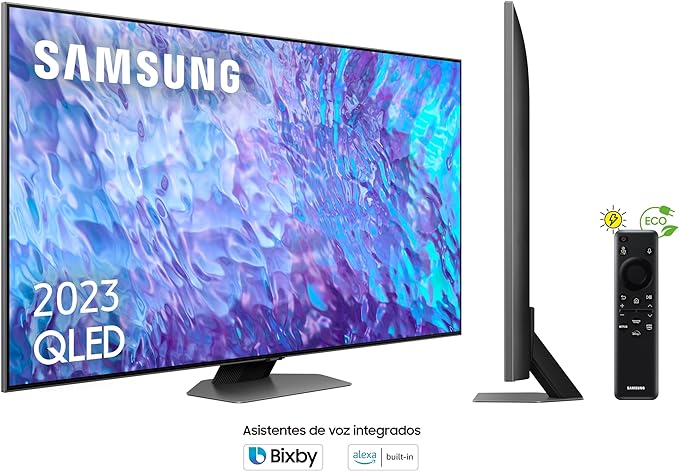 SAMSUNG TV QLED 4K 2023 65Q80C Smart TV de 65"