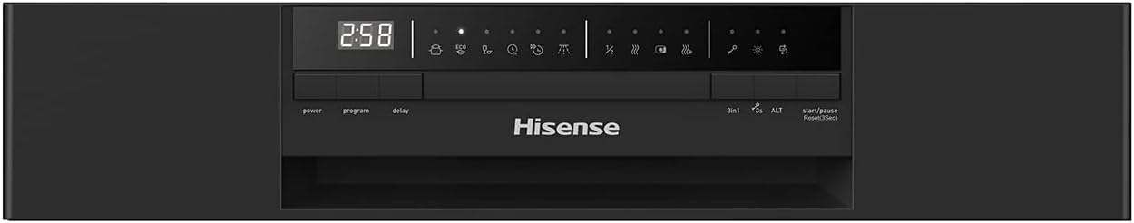 LAVAVAJILLAS HISENSE NEGRO 60CM - HS60240BUK