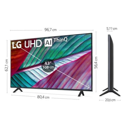 TV LG 43" LED UltraHD 4K HDR10 - 43UR781C0LK
