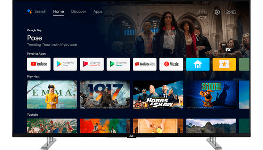 Televisor JVC 43" QLED, Ultra HD 4K, 43VAQ6100