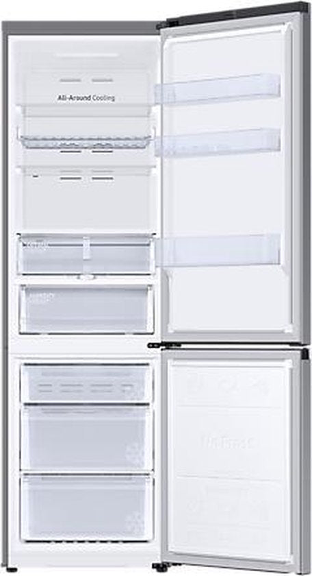 Samsung RB36T605CS9 frigorífico y congelador combinado Independiente 365 l C Plata