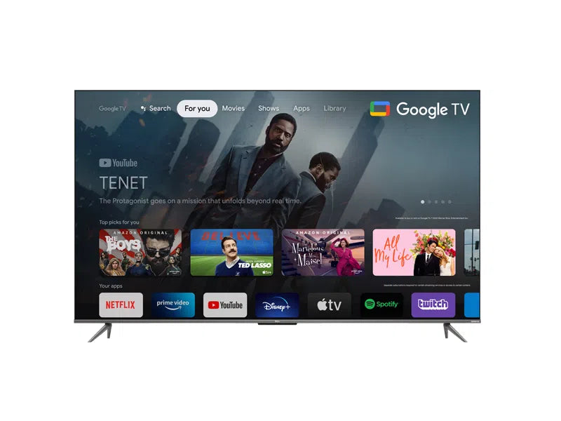 TV TCL, 4K QLED con Google TV y Game Master - 50C635