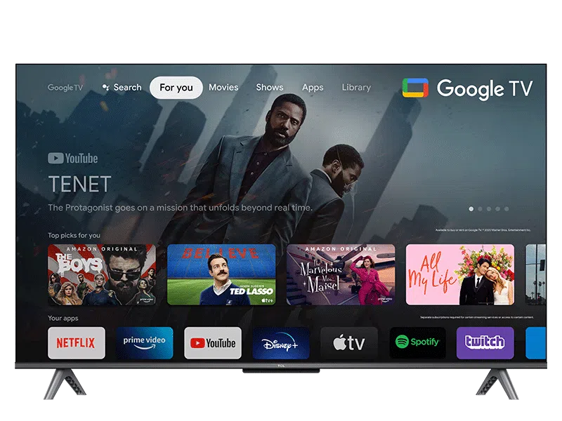 TV TCL, 4K, QLED, Google TV y Game Master 2.0 - 50C645
