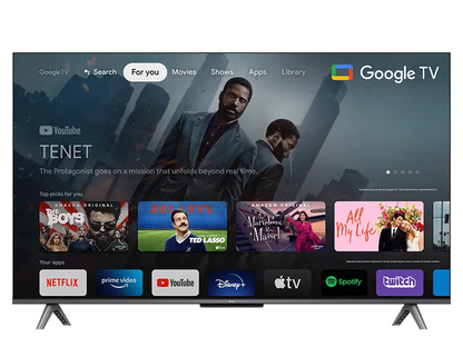 TV TCL, 4K, QLED, Google TV y Game Master 2.0 - 50C645