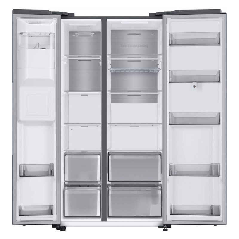 Frigorífico Americano Samsung  Side by Side con Family Hub™ RS6HA8891SL