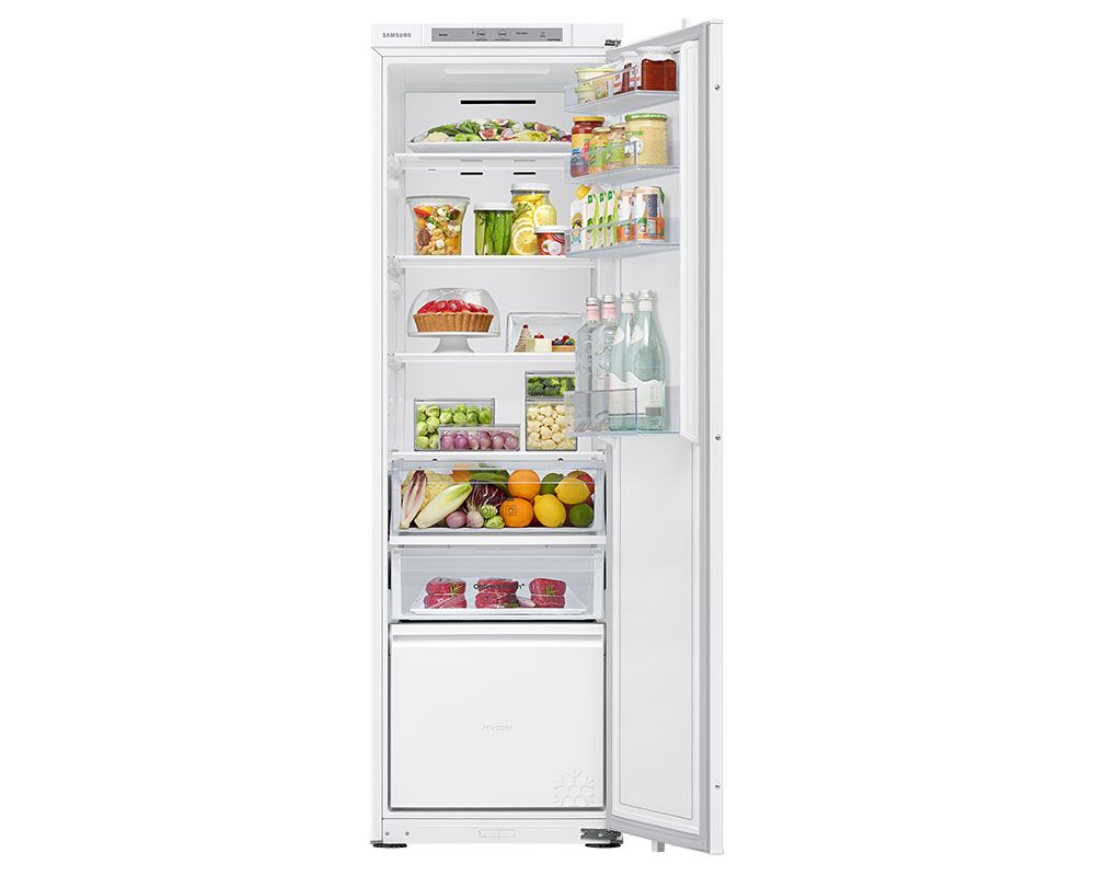 Frigorífico combi integrado Samsung de una puerta, BRD27600EWW  con tecnología SpaceMax