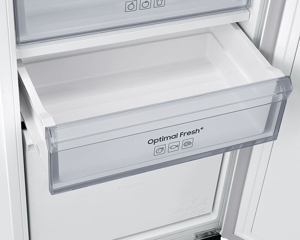 Frigorífico combi integrado Samsung de una puerta, BRD27600EWW  con tecnología SpaceMax