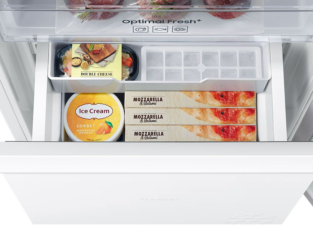 Frigorífico combi integrado Samsung de una puerta, BRD27600EWW  con tecnología SpaceMax
