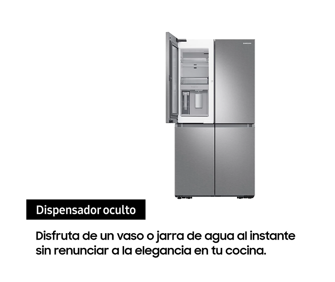 Frigorífico americano - Samsung RF65A967ESR/ES Dispensador de hielo & agua