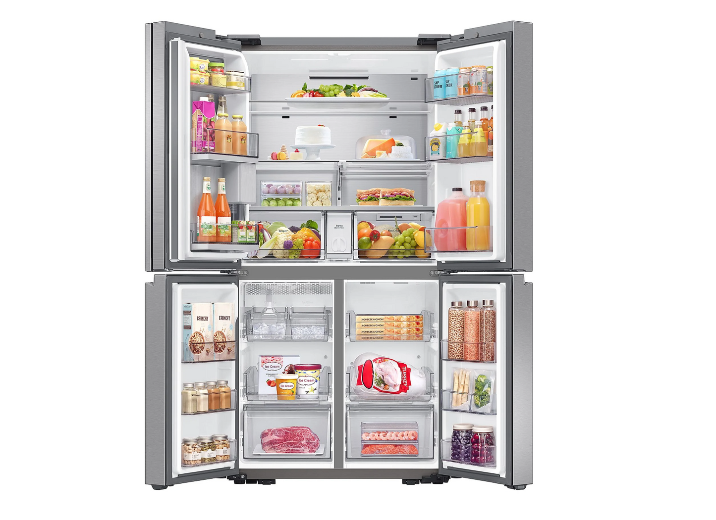 Frigorífico americano - Samsung RF65A967ESR/ES Dispensador de hielo & agua