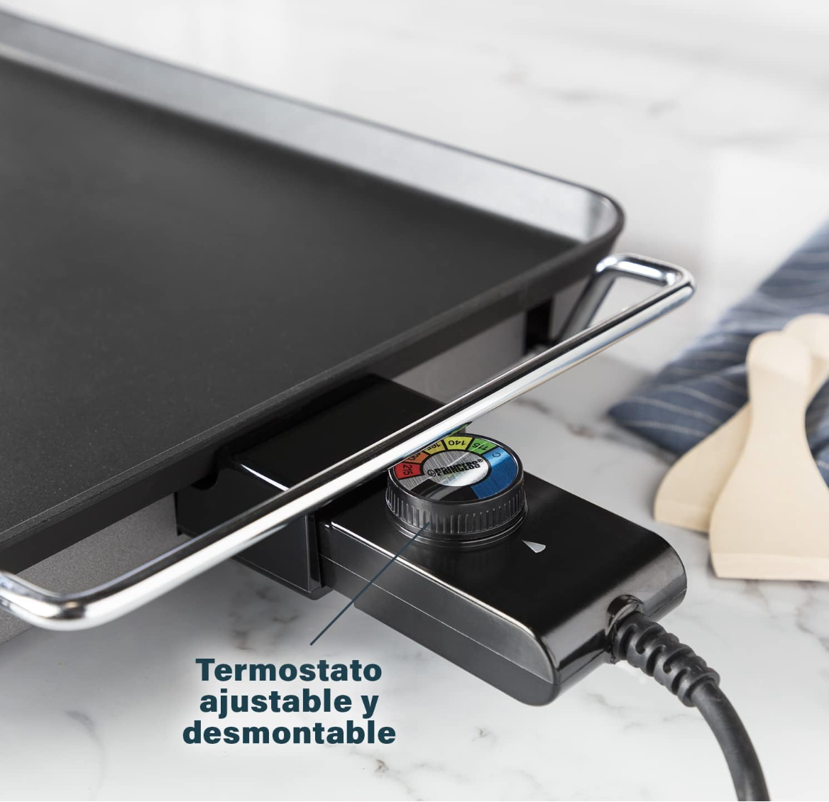 Plancha Chef XXL Clasica, 2500 W, superficie de 60 x 36 cm