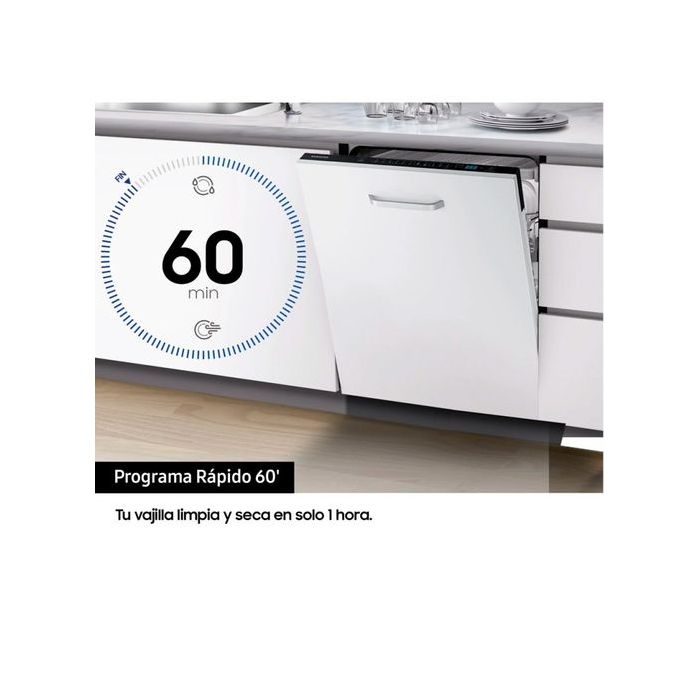 Lavavajillas Integrable Samsung 60cm 13 cubiertos Clase E Inox - DW60M6040BB