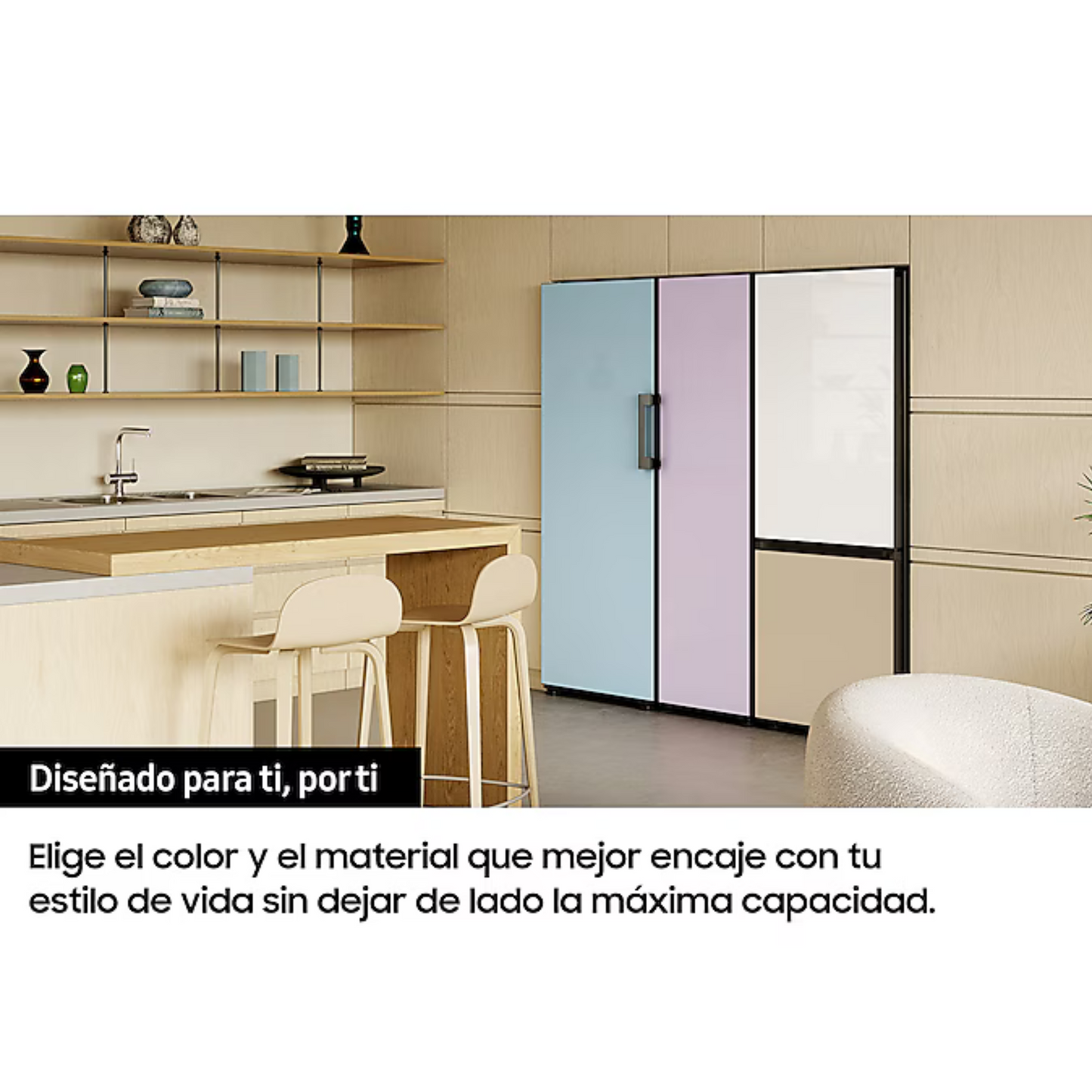 Frigorífico Bespoke Twin 387L Panel personalizable - RR39A7463AP