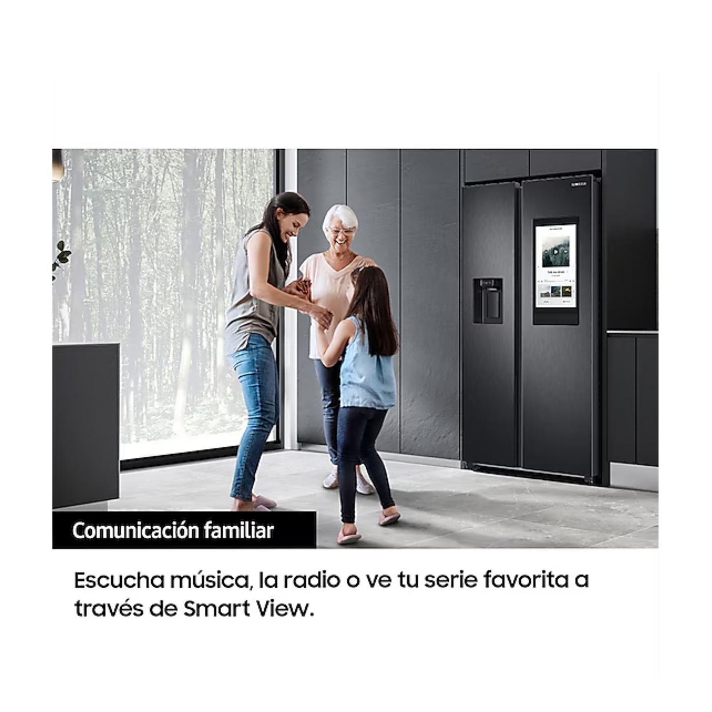 FRIGORIFICO AMERICANO GRAFITO C/DISP. PANTALLA RS6HA8891B1