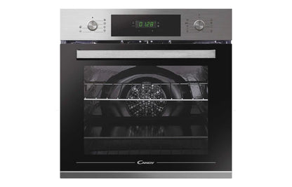 Horno Eléctrico Moderna Candy, Ventilador, 70 litros, Pyro + Aquactiva, Clase A, Acero Inox. - FCTK626XL