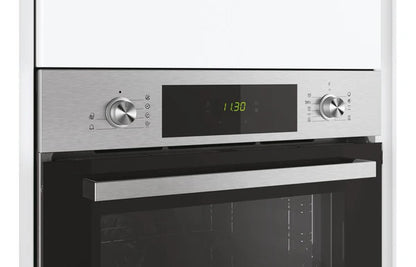 Horno Eléctrico Moderna Candy, Ventilador, 70 litros, Pyro + Aquactiva, Clase A, Acero Inox. - FCTK626XL