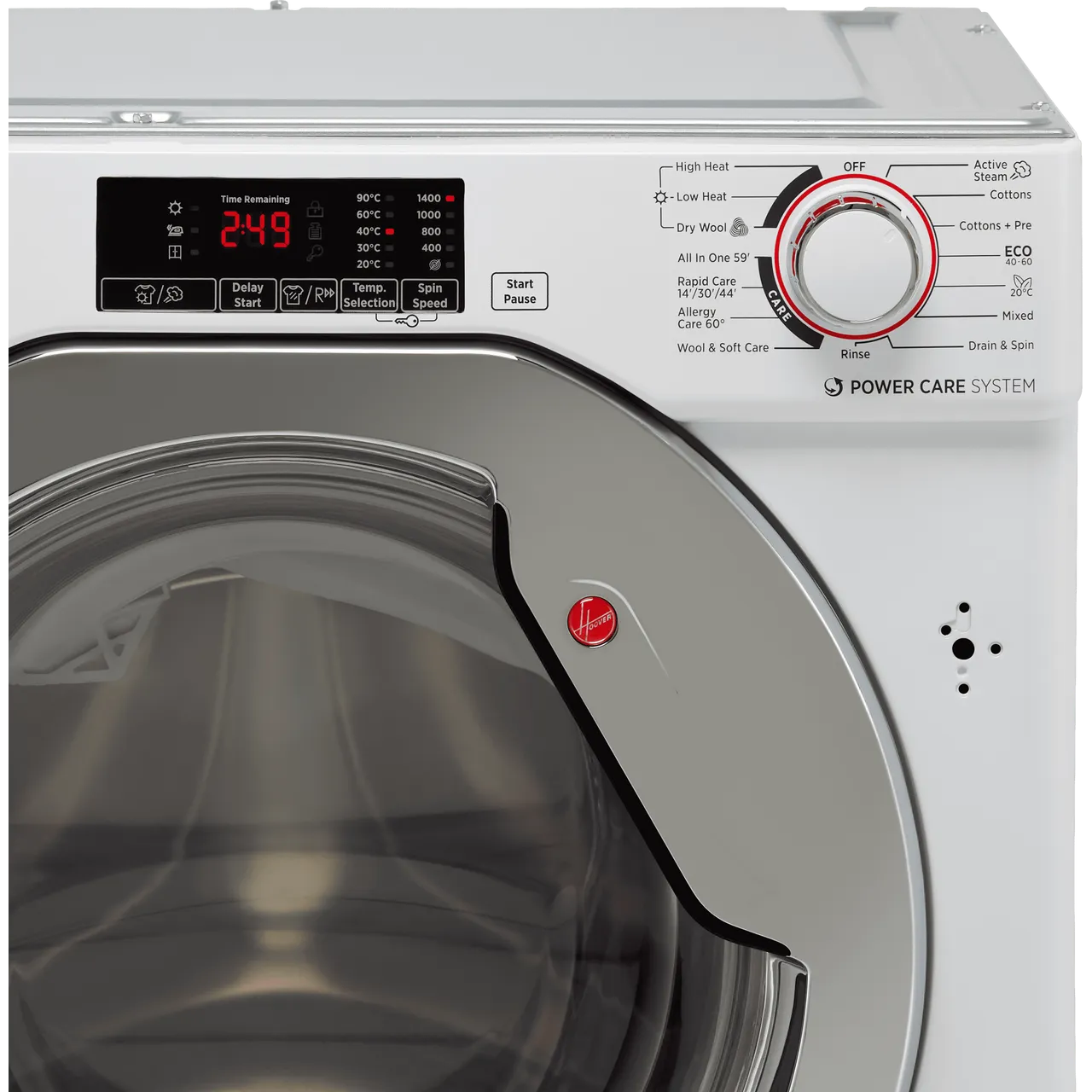 Lavadora/secadora Hoover integrable  Wash&Dry 300 PRO 9/5 Kg, 1400 RPM - HBDS495D1ACE