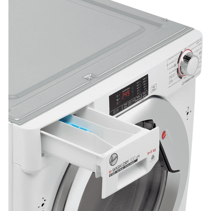 Lavadora/secadora Hoover integrable  Wash&Dry 300 PRO 9/5 Kg, 1400 RPM - HBDS495D1ACE