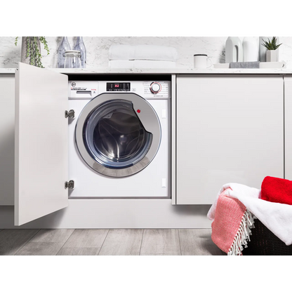 Lavadora/secadora Hoover integrable  Wash&Dry 300 PRO 9/5 Kg, 1400 RPM - HBDS495D1ACE