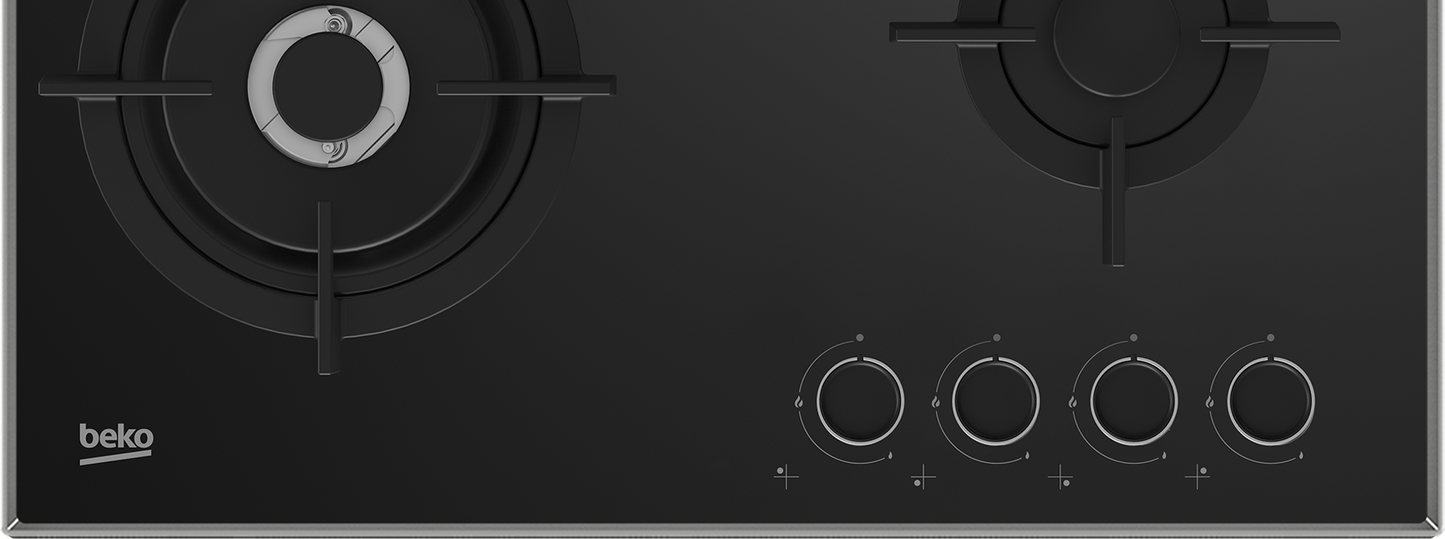 Placa de cocina empotrada Beko (gas, 60 cm) - HCLW64222S