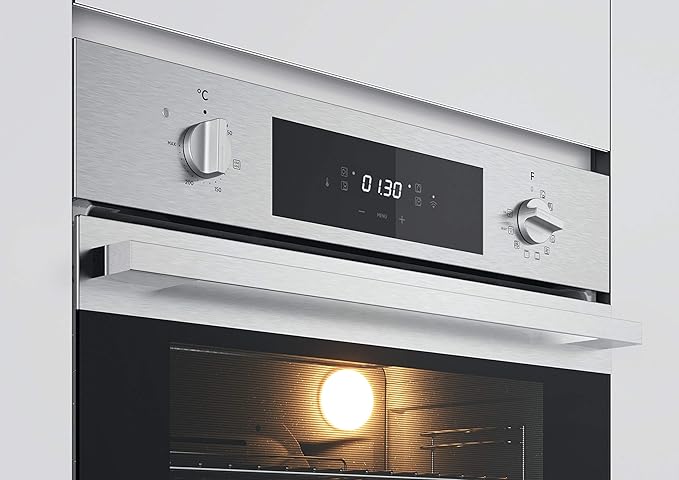 Horno Eléctrico Hoover, Convección + Ventilador, 70 litros, Hidrolítico, Control a distancia (WIFI), Clase A+, Acero Inox - HOC3H3158IN