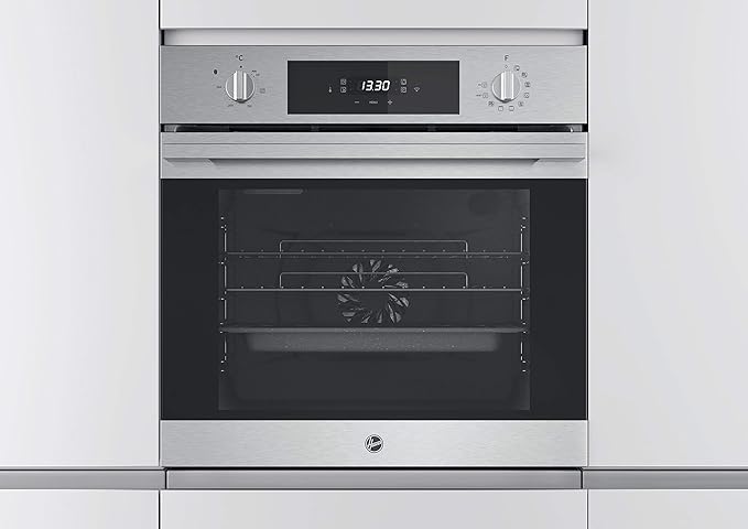 Horno Eléctrico Hoover, Convección + Ventilador, 70 litros, Hidrolítico, Control a distancia (WIFI), Clase A+, Acero Inox - HOC3H3158IN