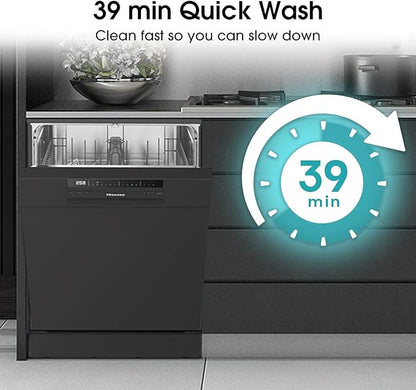 LAVAVAJILLAS HISENSE NEGRO 60CM - HS60240BUK