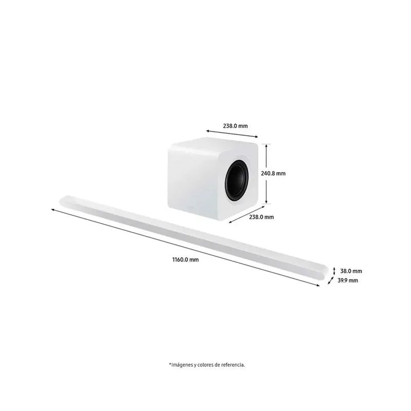 Barra de sonido Samsung HW-S811B/ZG Blanca