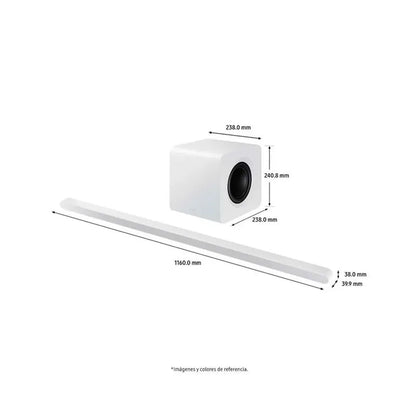 Barra de sonido Samsung HW-S811B/ZG Blanca
