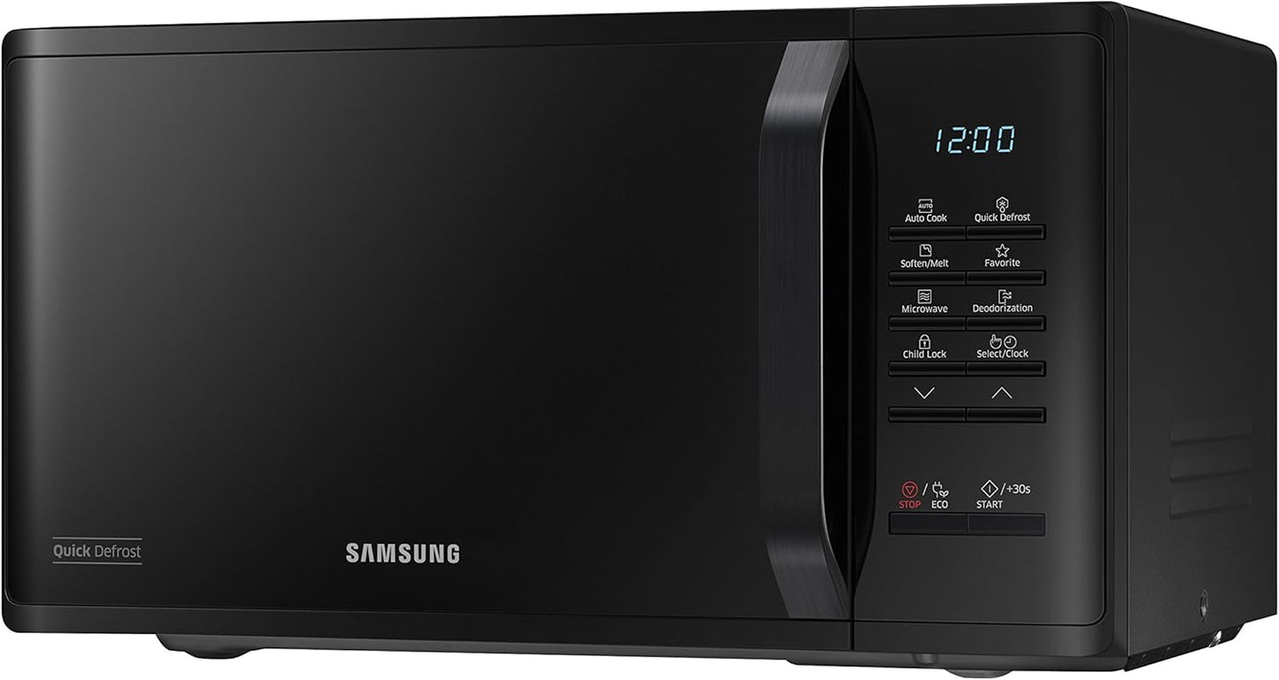 Samsung MS23K3513AK Horno microondas 23 L, Descongelación rápida