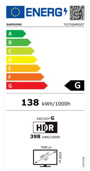 TV Samsung Neo QLED 8K 75" - TQ75QN800DTXXC