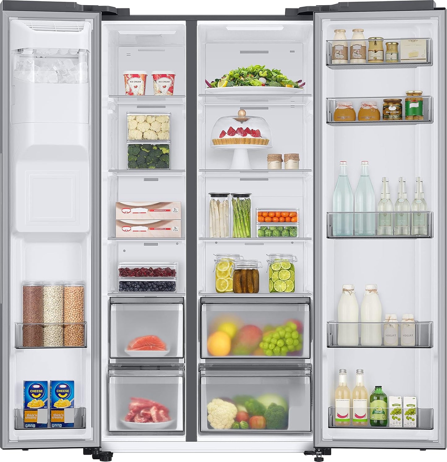 Frigorífico Americano Samsung RS6GA8822S9, 178 cm, 634, 225 Volumen de congelación, tecnología Space Max, inox