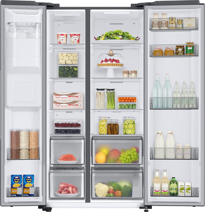 Frigorífico Americano Samsung RS6GA8822S9, 178 cm, 634, 225 Volumen de congelación, tecnología Space Max, inox