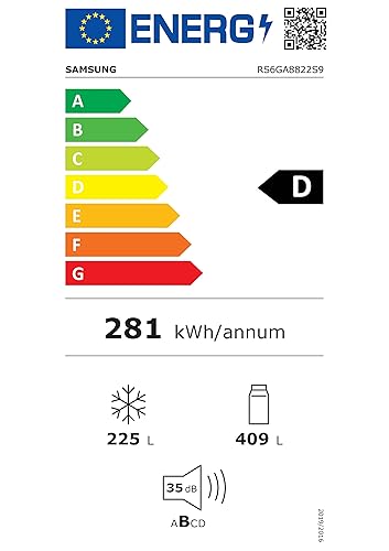 Frigorífico Americano Samsung RS6GA8822S9, 178 cm, 634, 225 Volumen de congelación, tecnología Space Max, inox