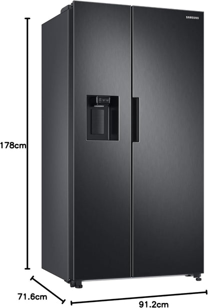 Frigorífico Americano Samsung RS6JA8811B1/EG Side-by-Side, E, 634 ℓ, acero negro de primera calidad.