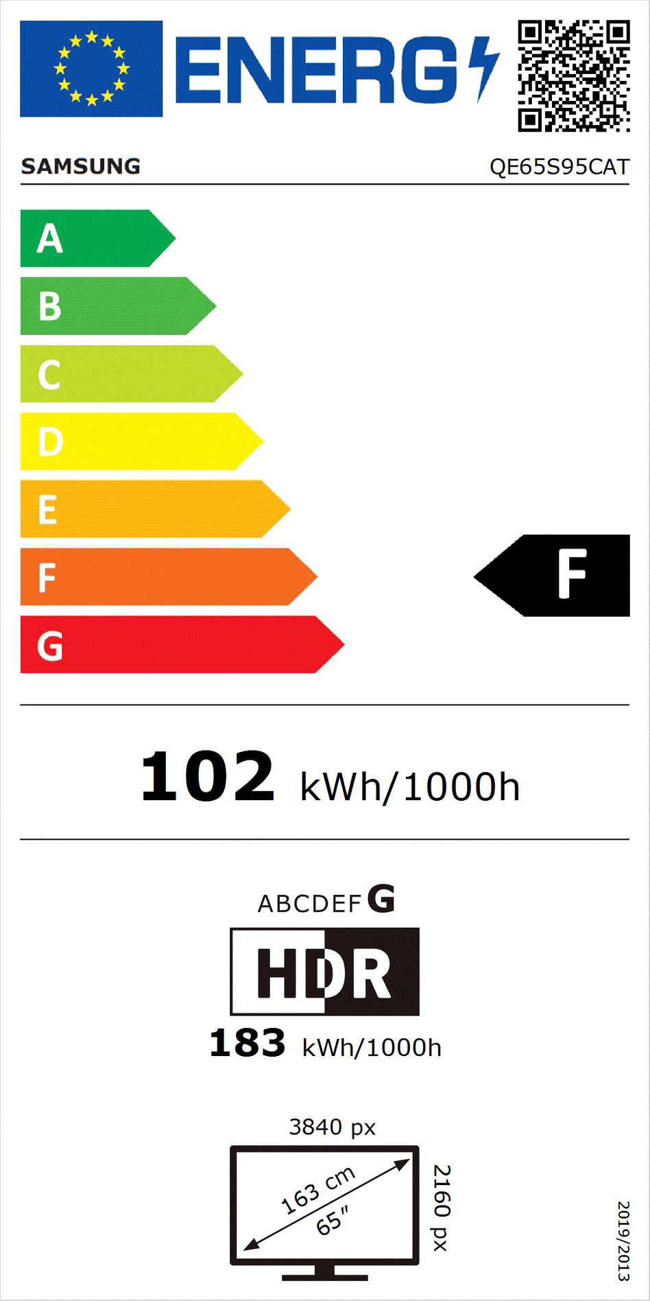 TV SAMSUNG OLED - 65'' - TQ65S95CATXXC